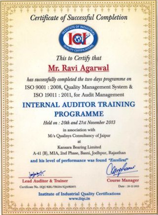 internal_auditor_training_ravi_agarwal